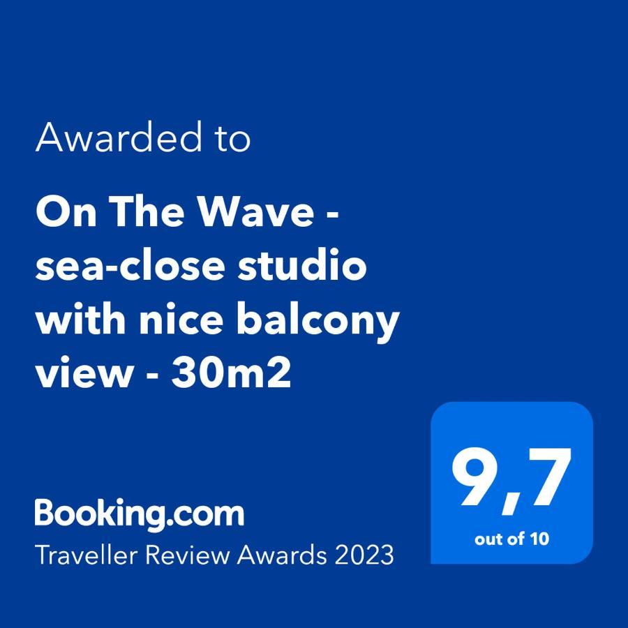 On The Wave - Sea-Close Studio With Nice Balcony View - 30M2 غدانسك المظهر الخارجي الصورة